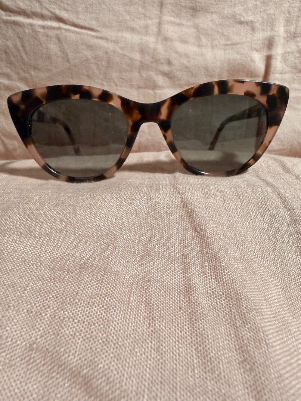 Warby Parker Tilley N 285 Pink Tortoise Cat Eye Sunglasses